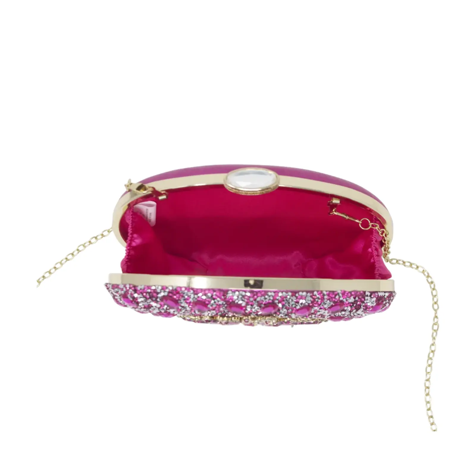 Full Diamante Clutch Bag - Image 10
