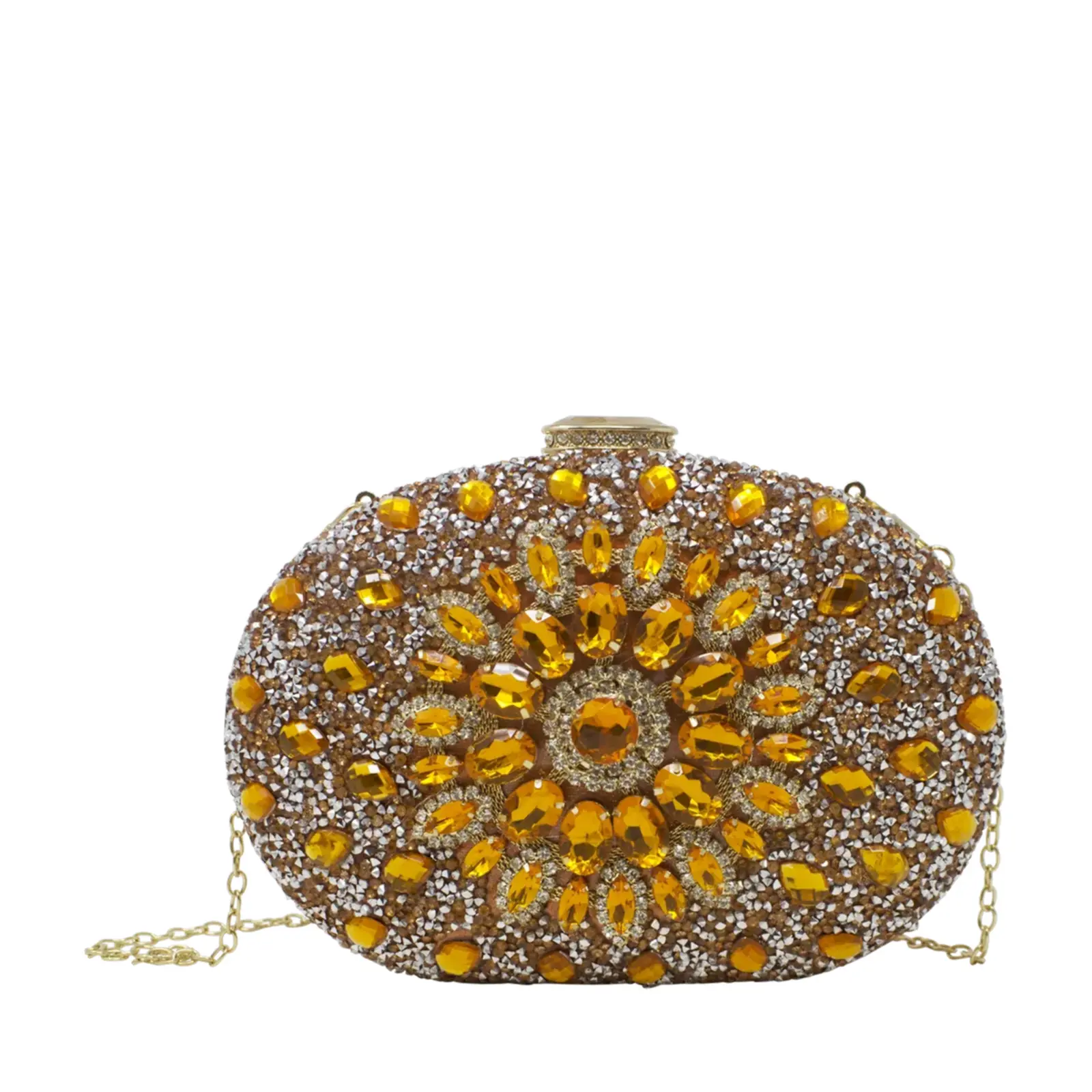 Full Diamante Clutch Bag - Image 5