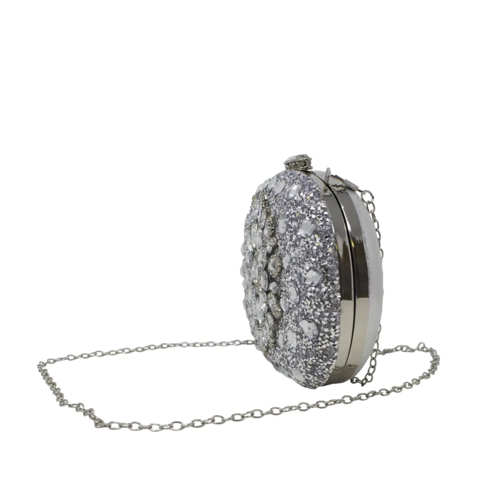 Full Diamante Clutch Bag - Image 12