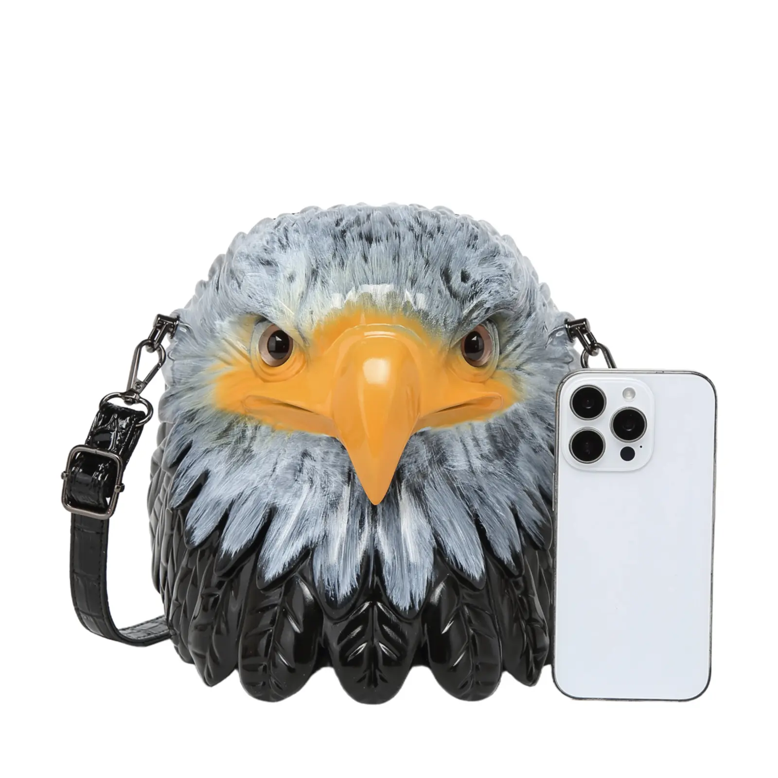 Owl Shaped Crossbody Bag with Adjustable Strap-2518# - Image 4