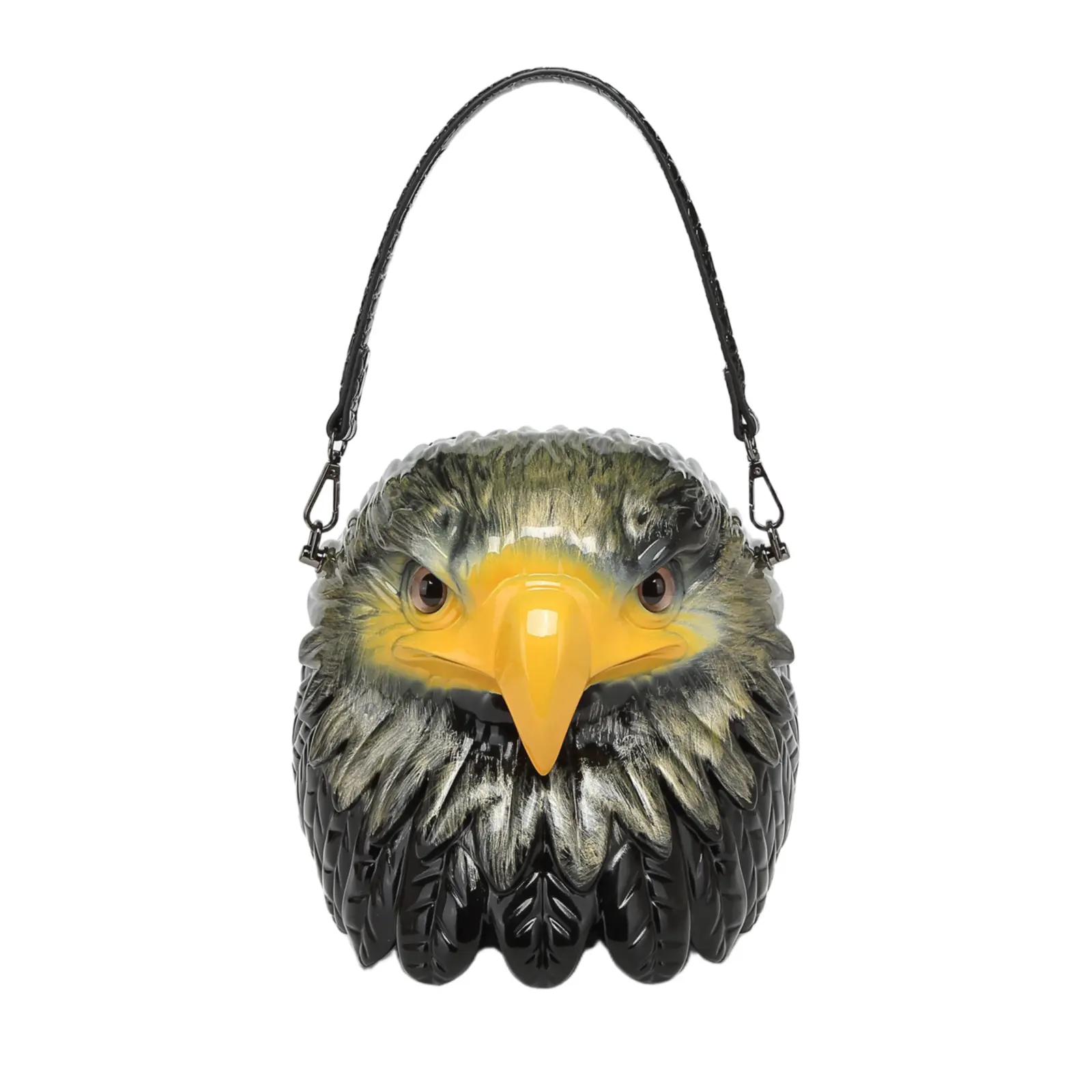 Owl Shaped Crossbody Bag with Adjustable Strap-2518#