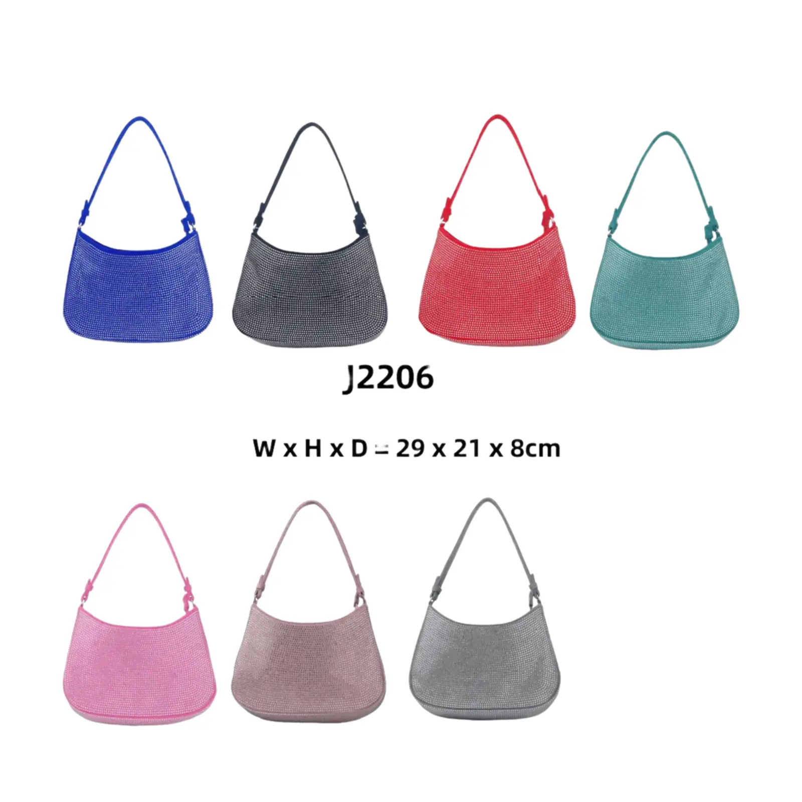 Diamante Hobo Bag - Image 5