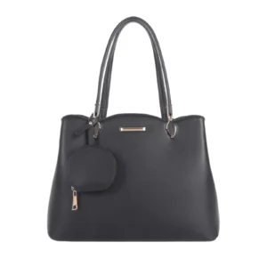 Ladies Classic Tote with a Chain Coin Purse