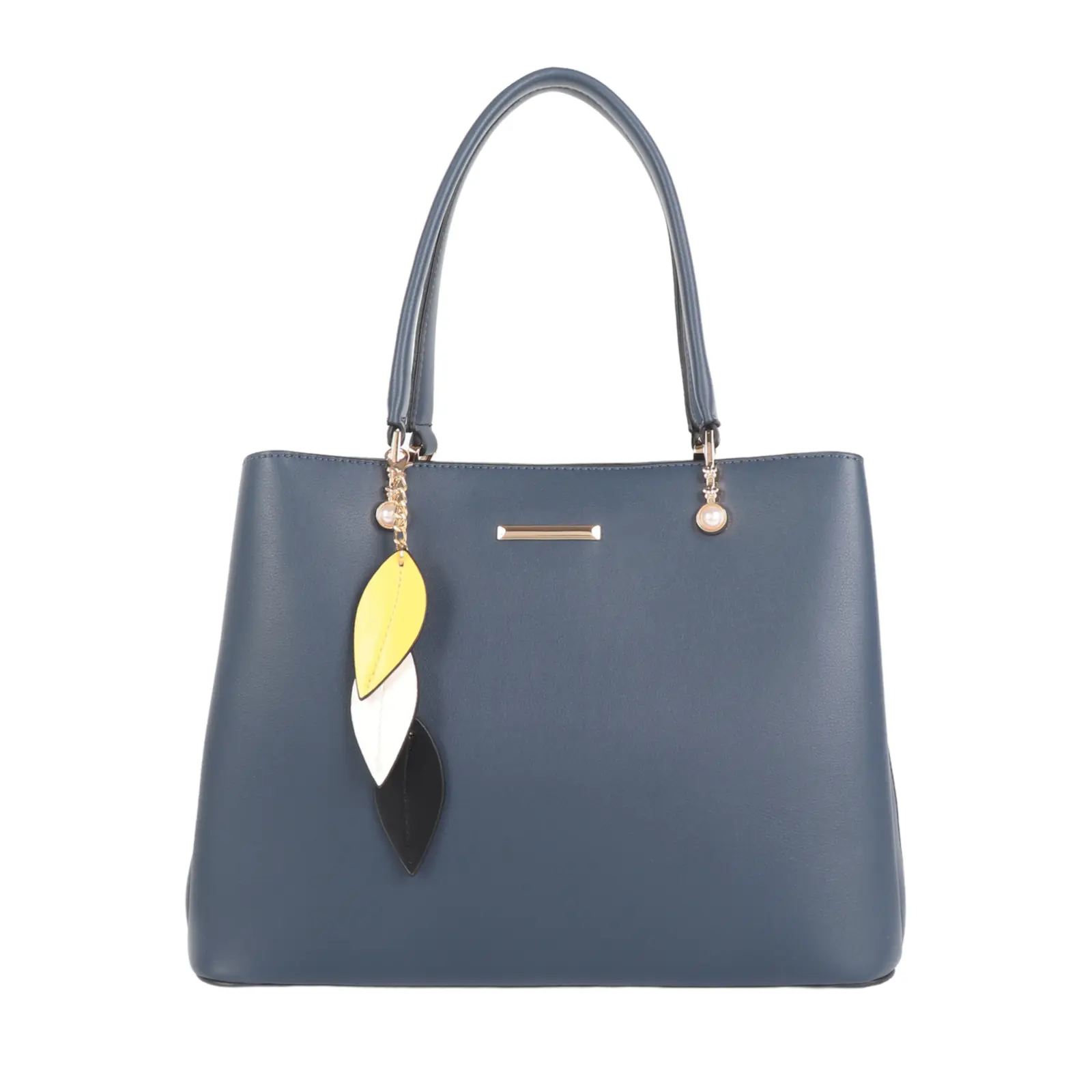 Plain Totebag with Leaves Chain - Image 3