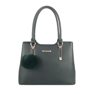 Classic Totebag with Pom Pom Chain