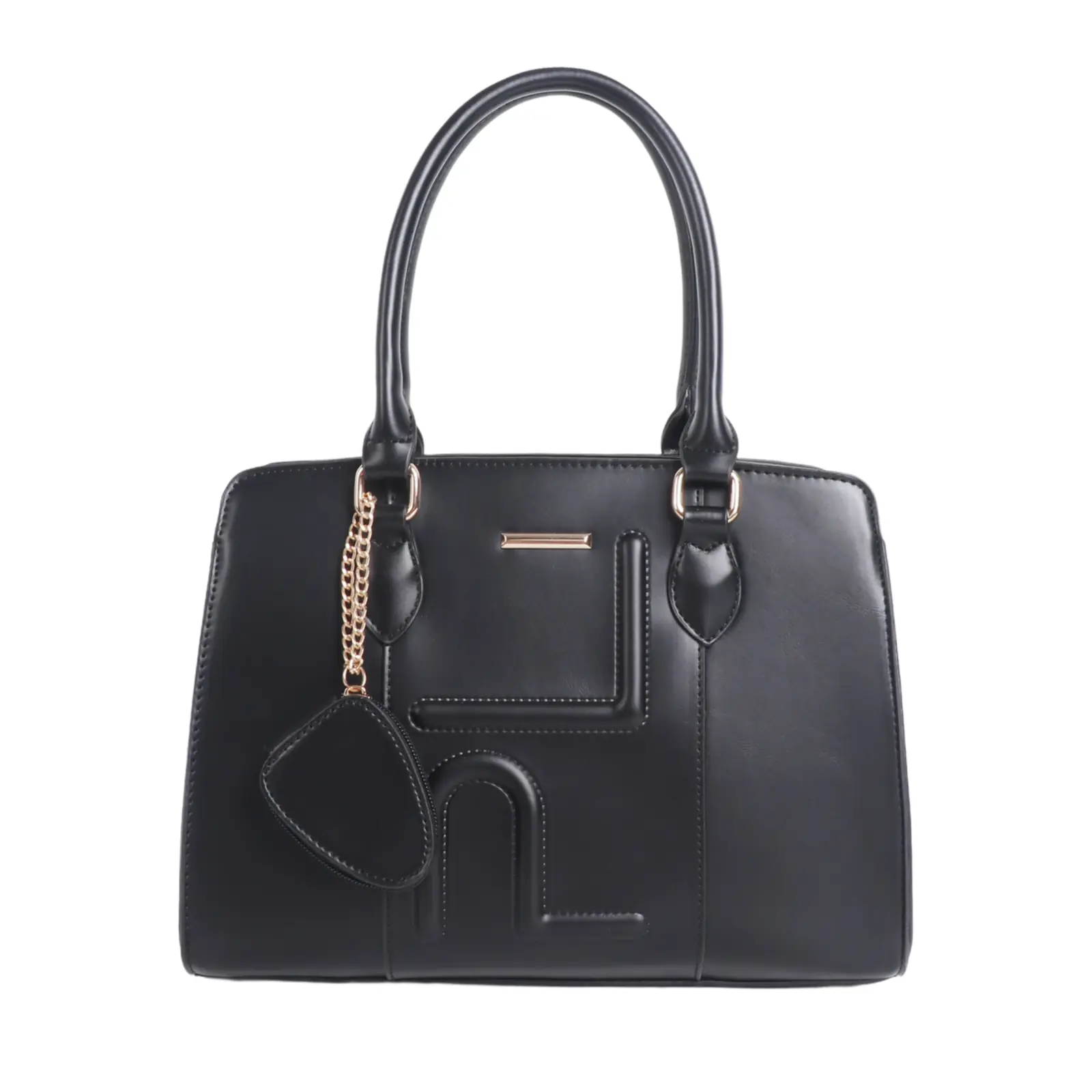 Ladies Tote Bag with a Chain Coin Purse