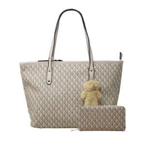 Logo Printed Shopper with Teddy