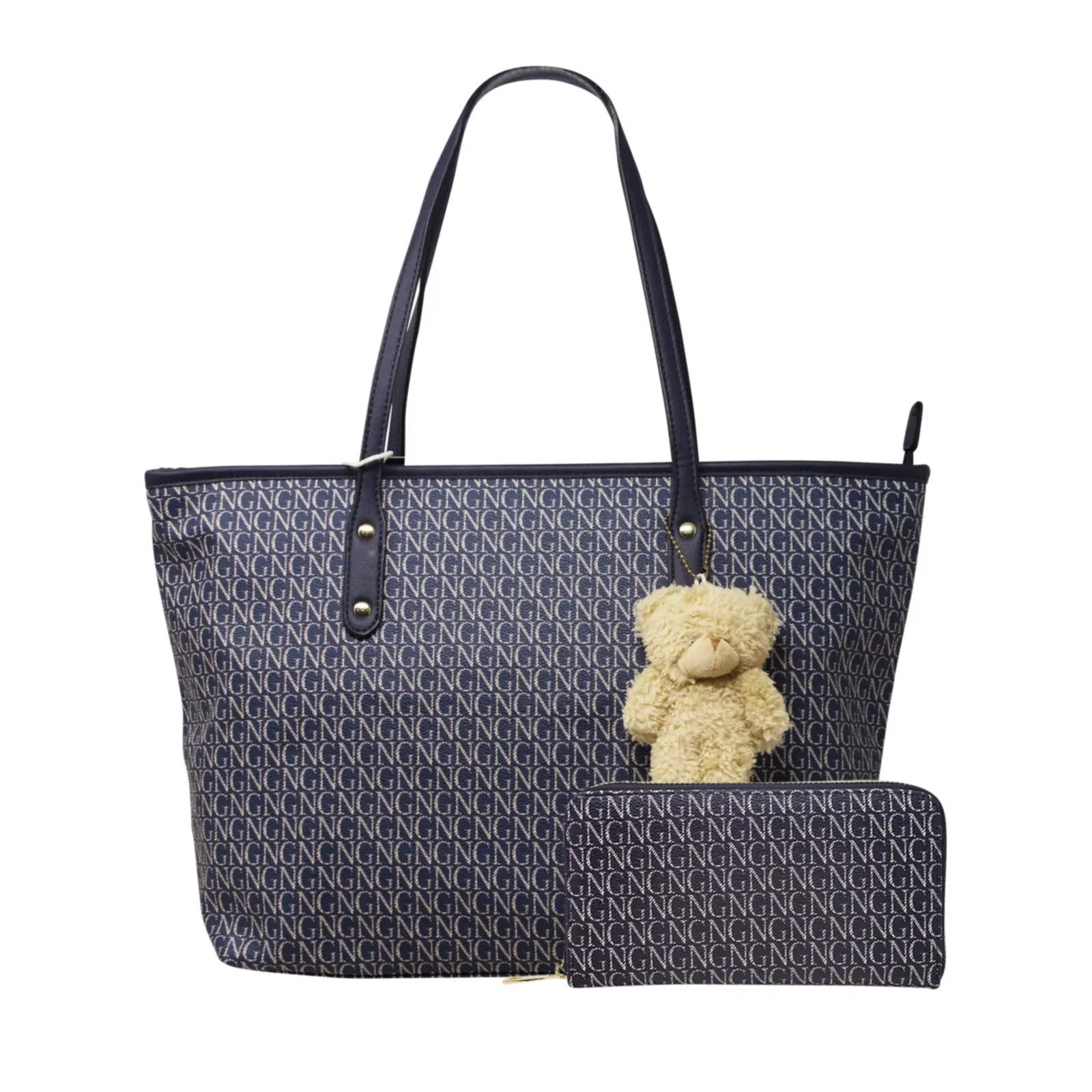 Logo Printed Shopper with Teddy - Image 3