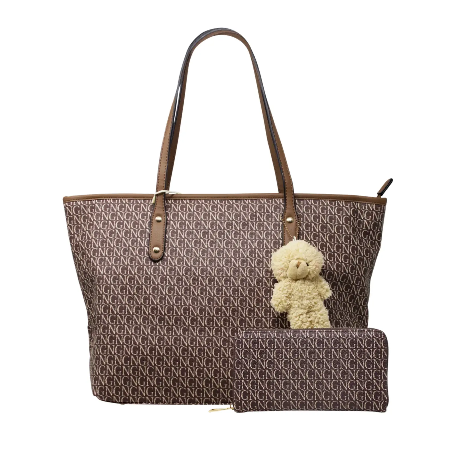 Logo Printed Shopper with Teddy - Image 4
