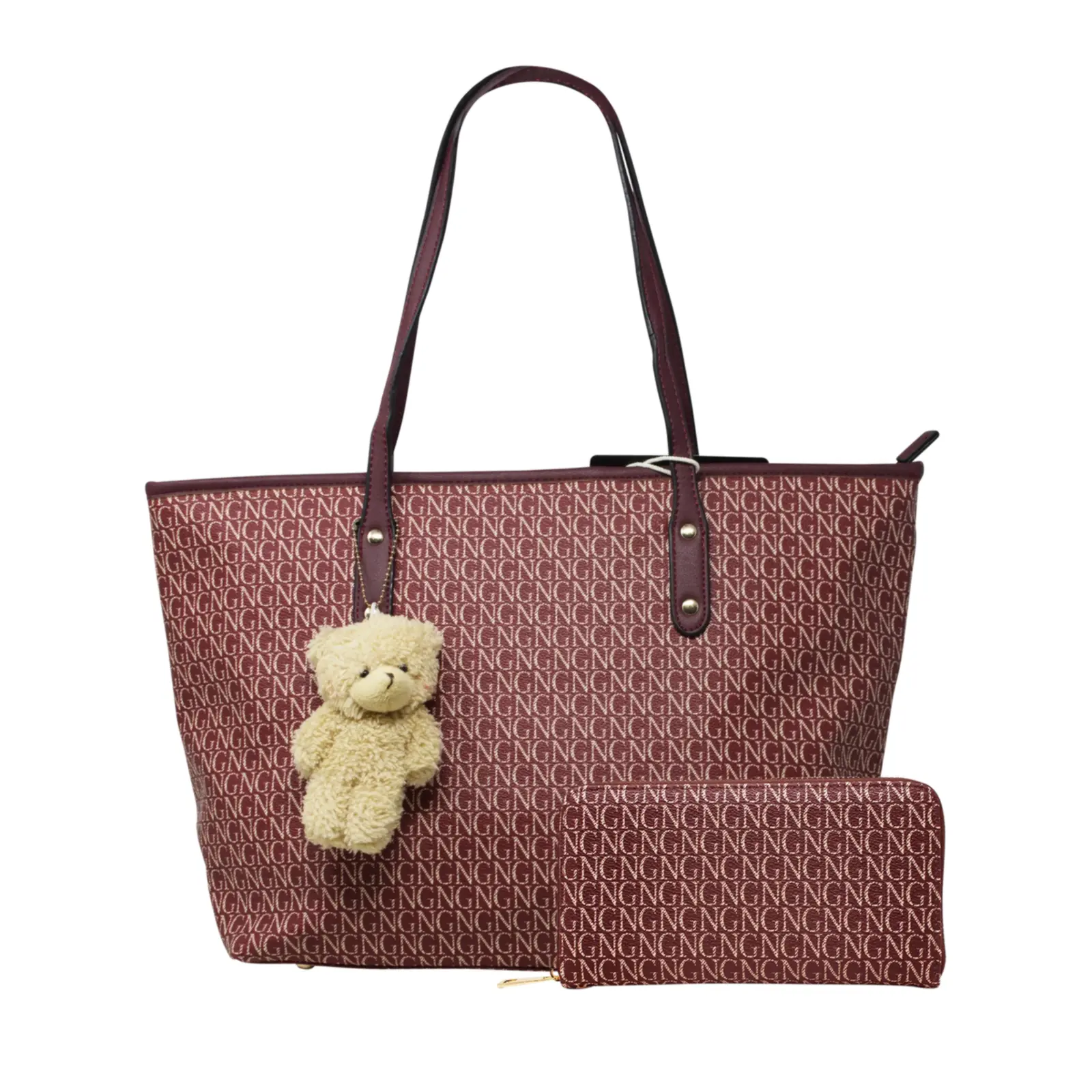 Logo Printed Shopper with Teddy - Image 15