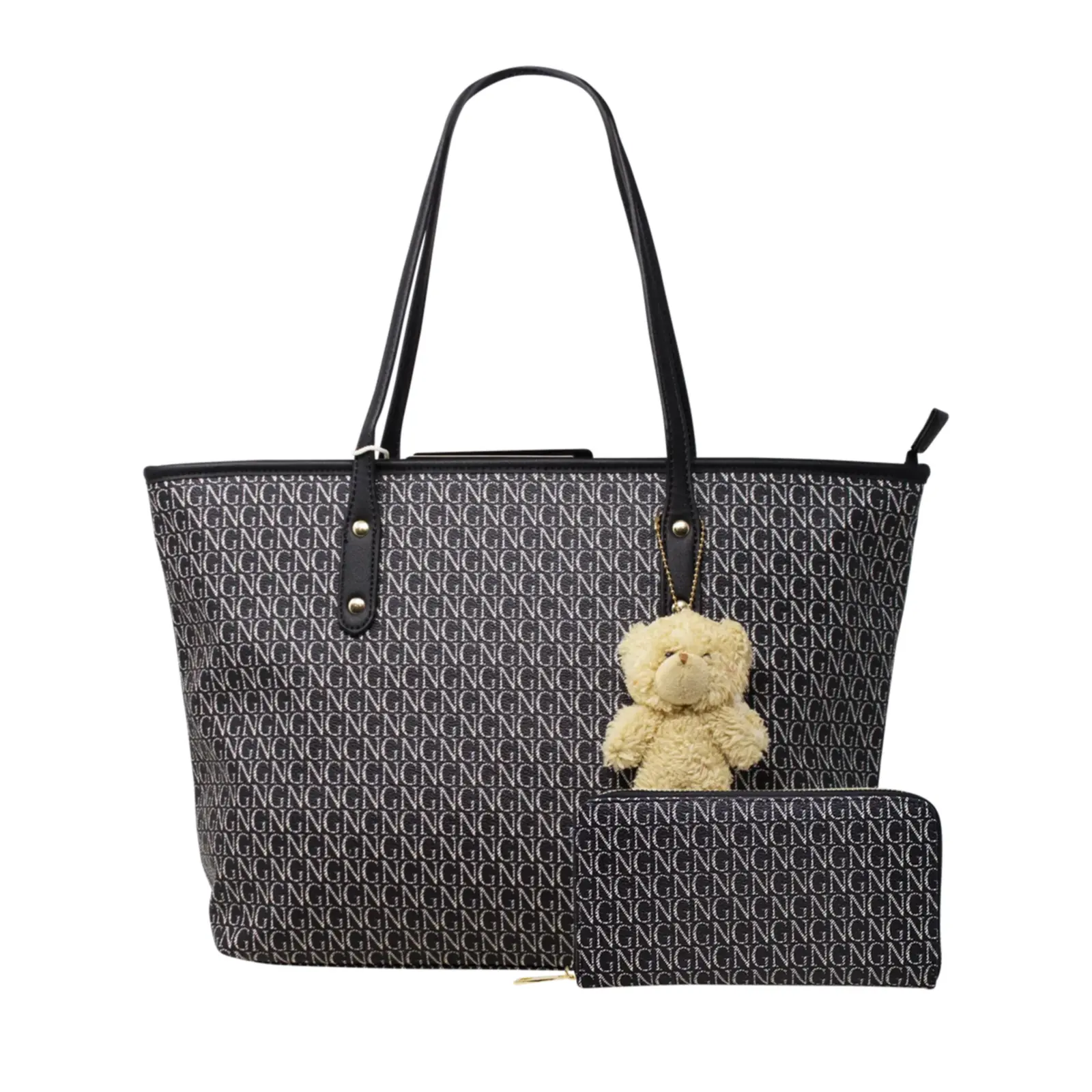 Logo Printed Shopper with Teddy - Image 2
