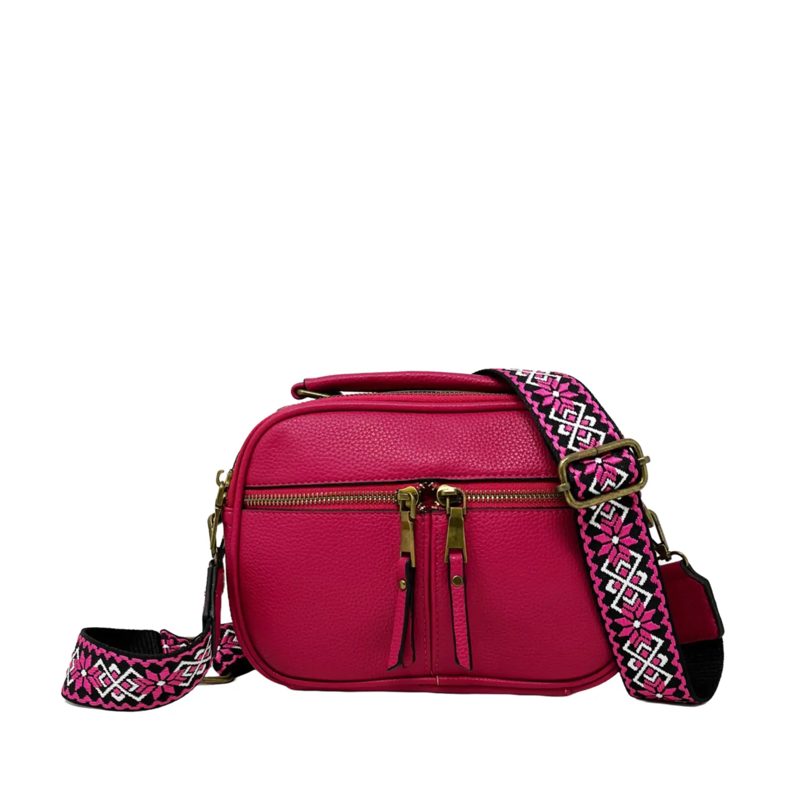 Double Zipper Small Camera Bag with Front Zips - Image 18