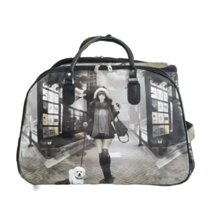 Beauty and Dog Travel Bag