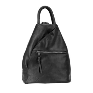 Unisex Convertible Multi-Zipper Backpack