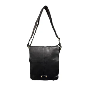 Vintage Textured Crossbody Bag with Adjustable Strap