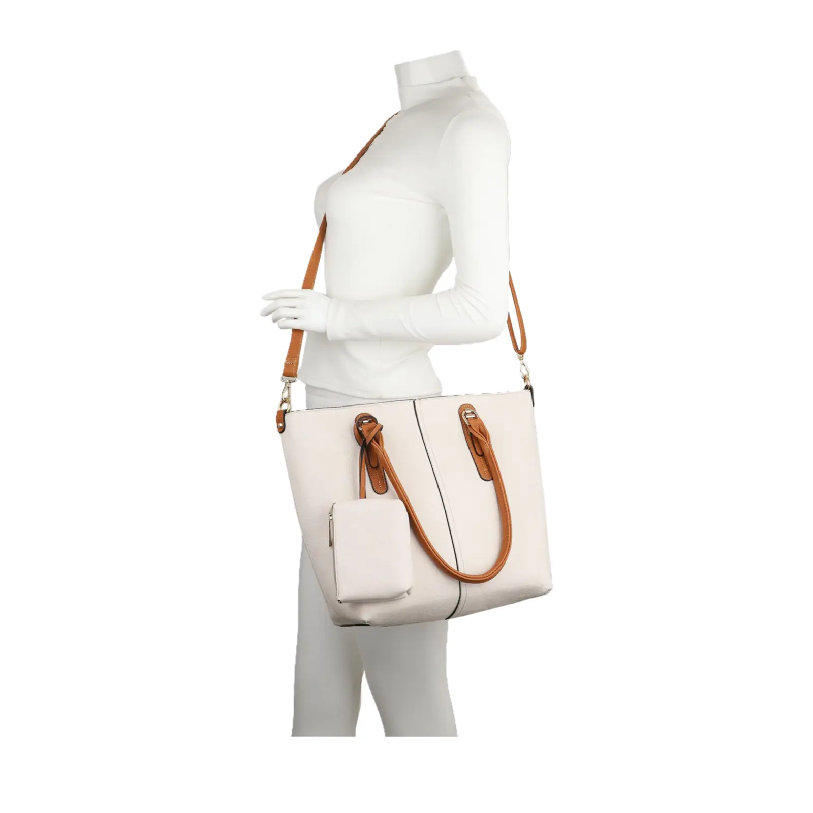 Women's 2 Pieces Fashion Tote Bag Set - Image 2