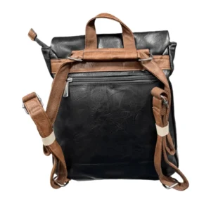 Textured Double-Zip Versatile Backpack
