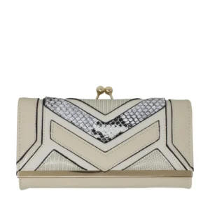 Chevron Symmetric Panel Purse