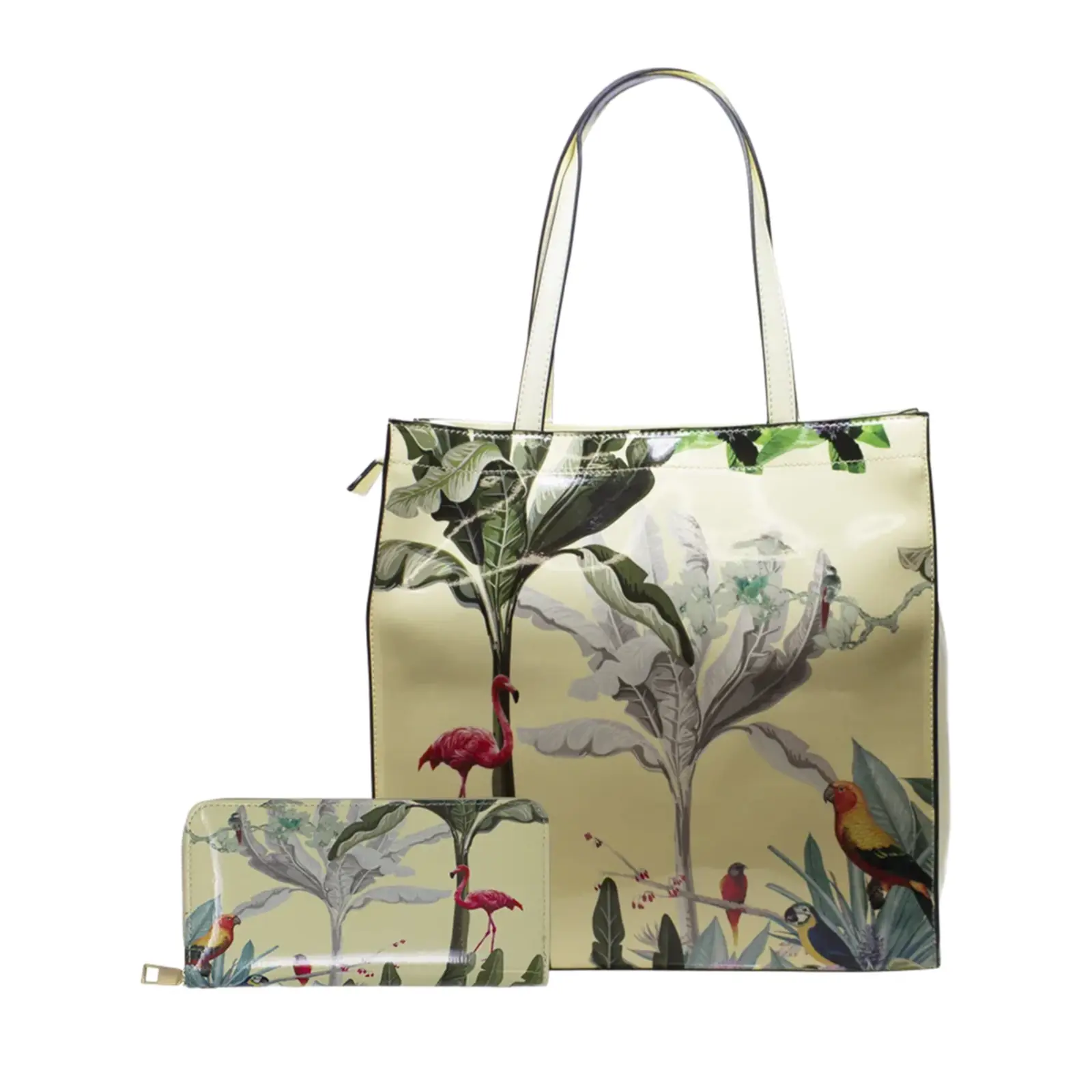 Large Tropical Design Handbag - Image 3