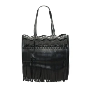 Alpini Scallop Edge Fringed Tote Bag Set