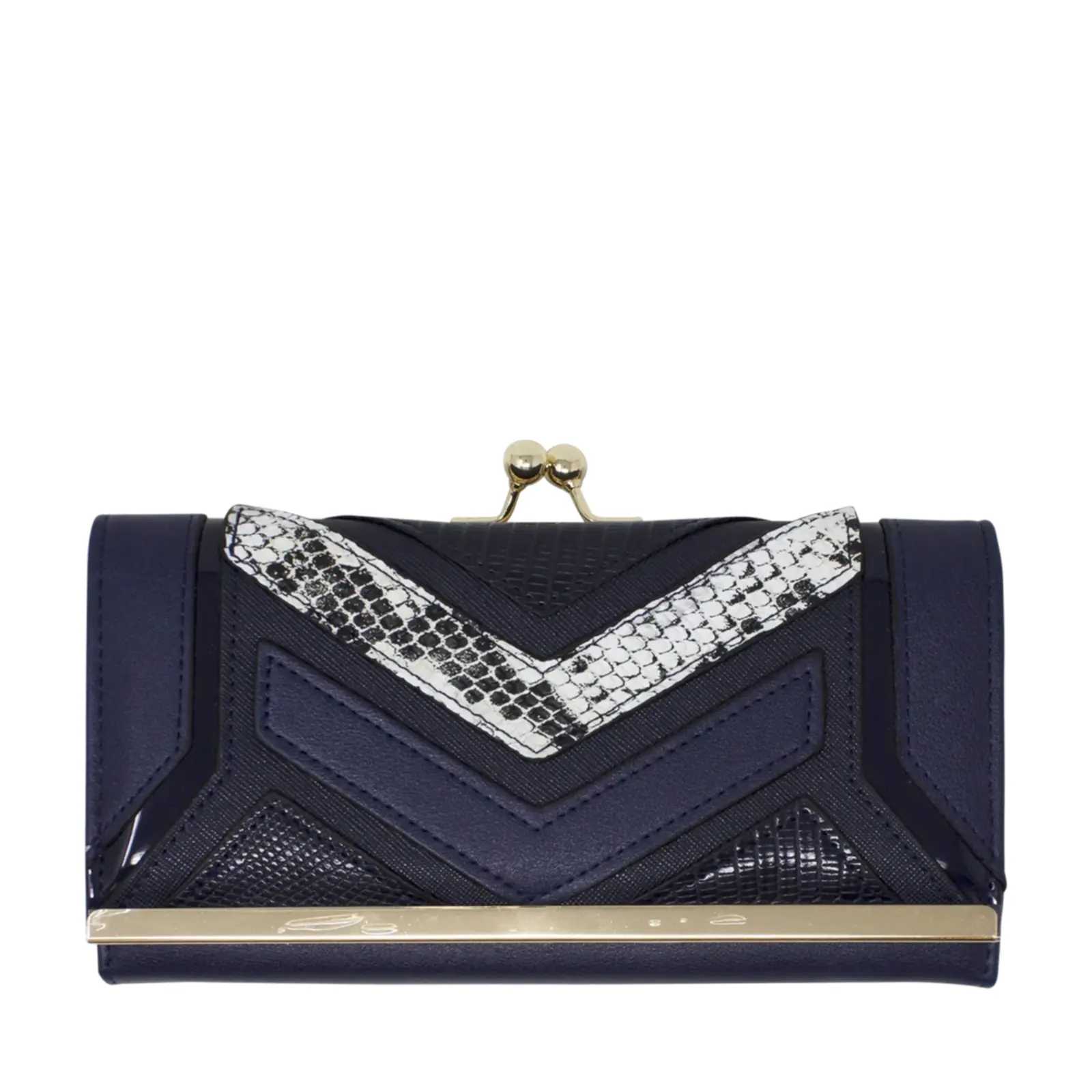 Chevron Symmetric Panel Purse - Image 3