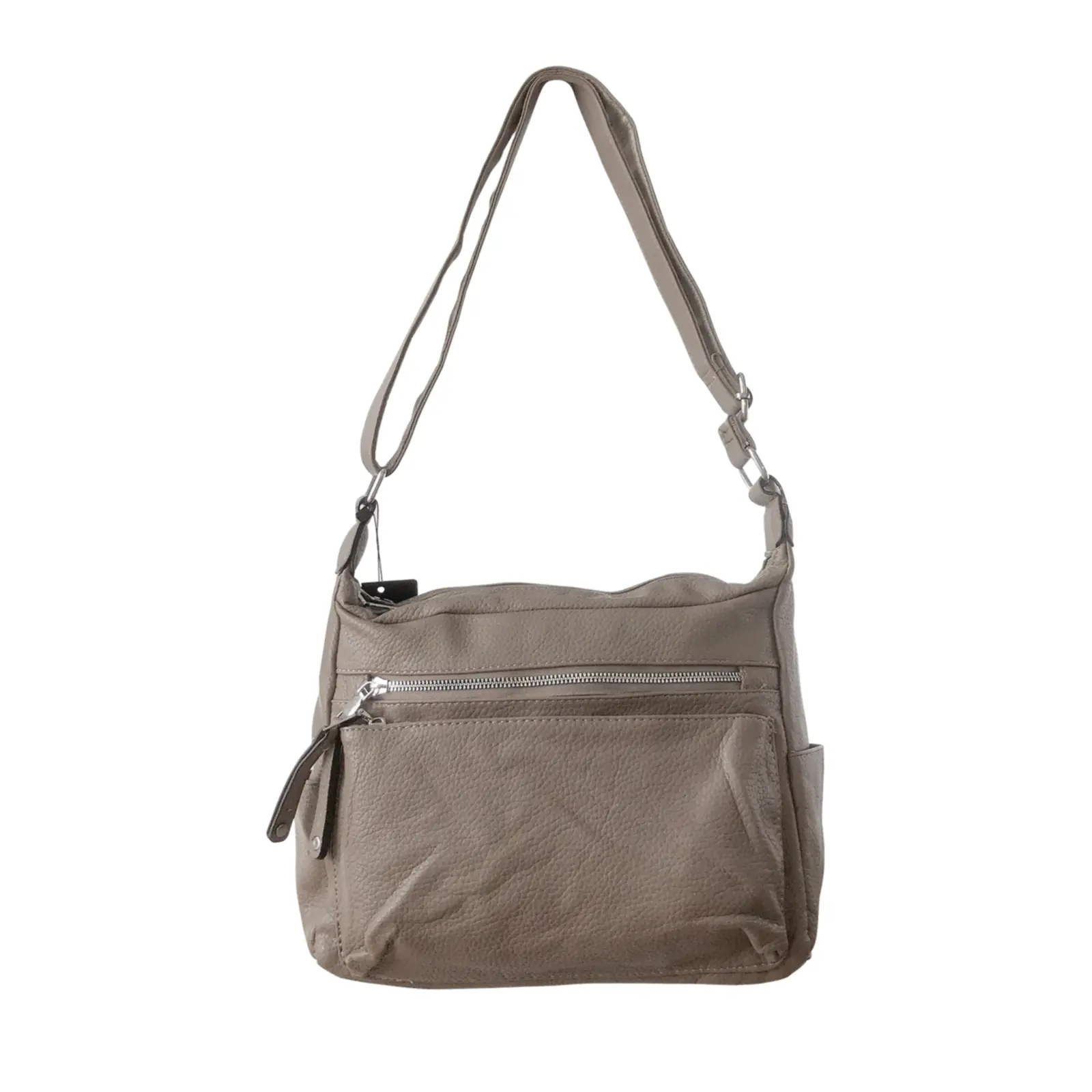 Duo-Compartment Shoulder Bag with Multi Pockets - Image 8