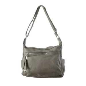 Duo-Compartment Shoulder Bag with Multi Pockets