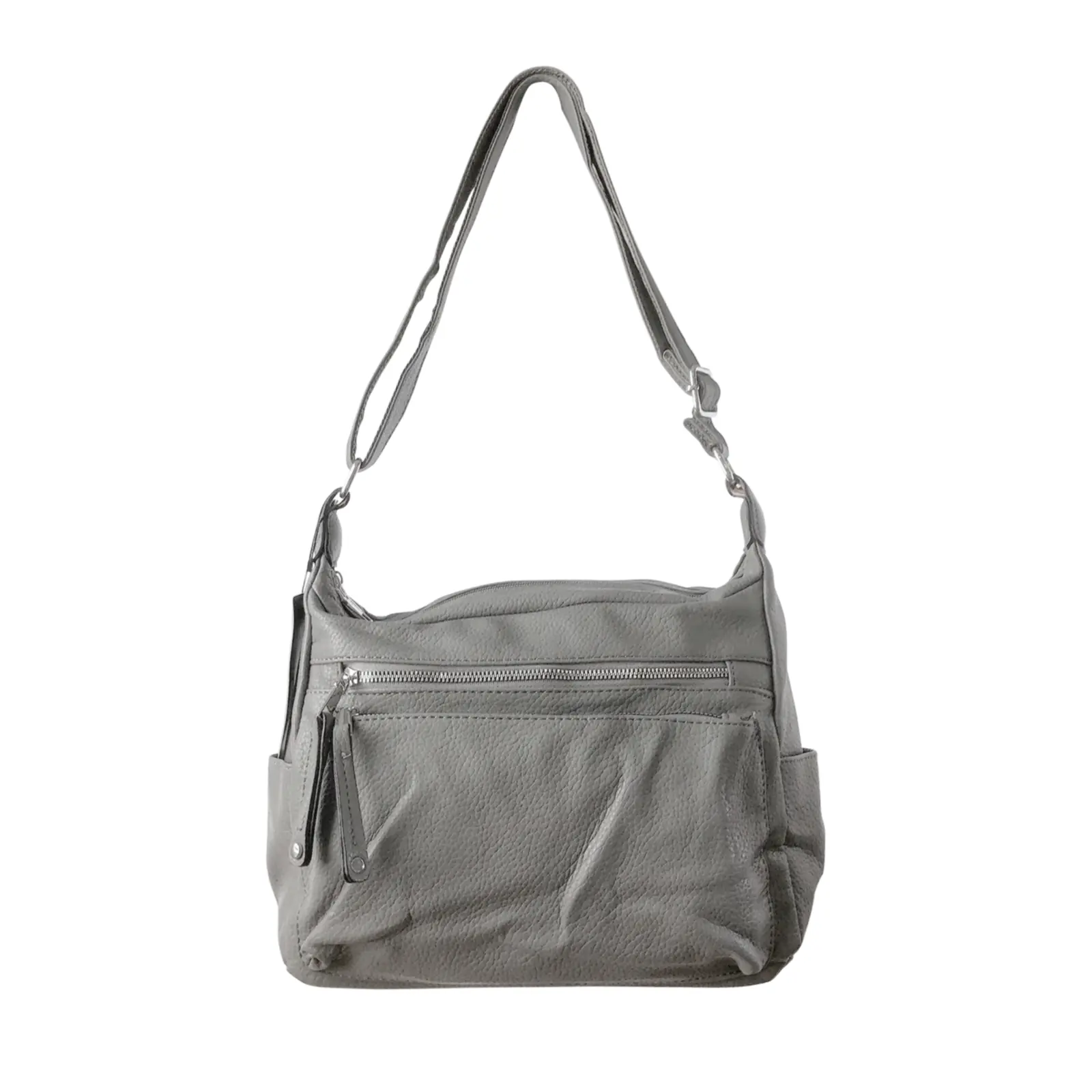 Duo-Compartment Shoulder Bag with Multi Pockets - Image 7