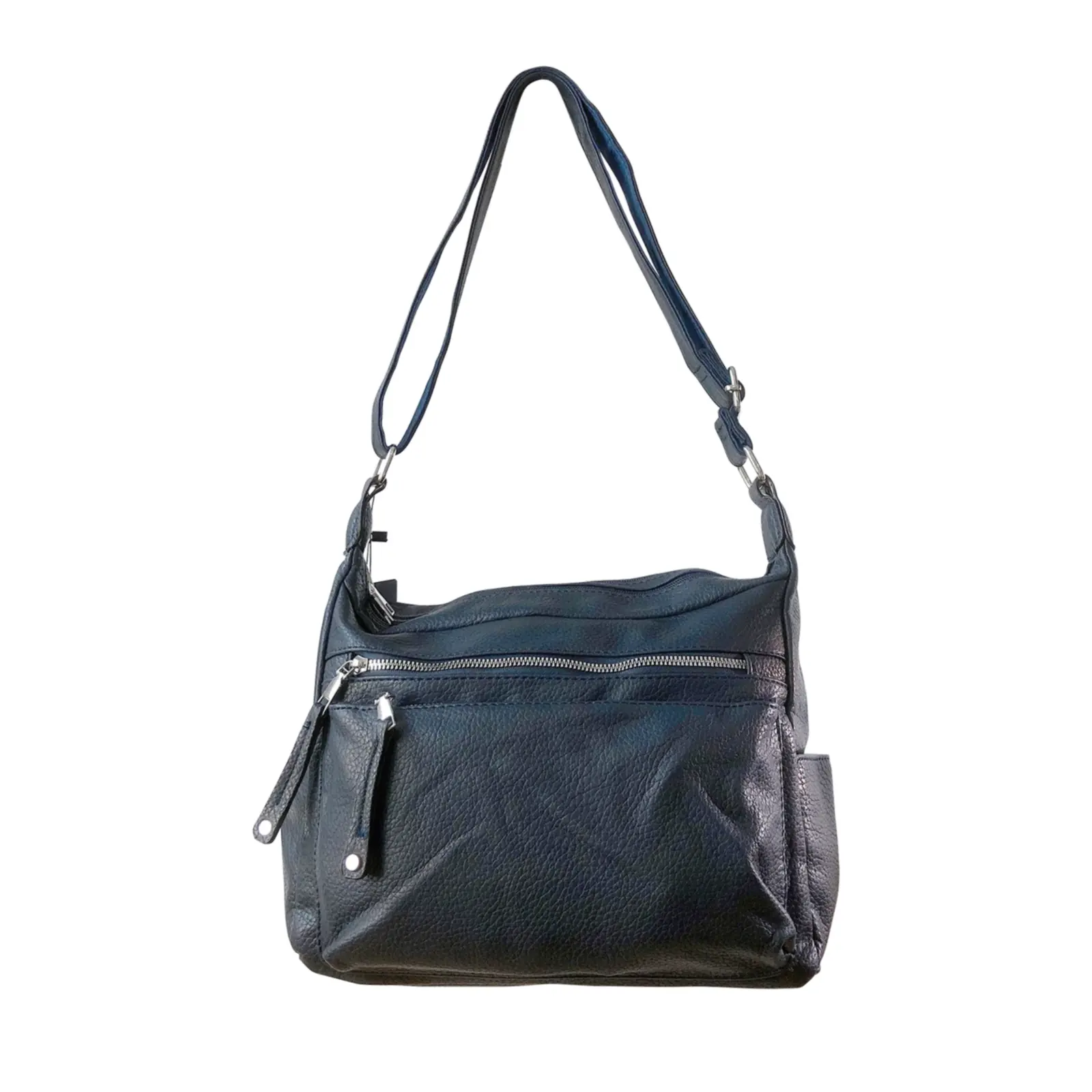 Duo-Compartment Shoulder Bag with Multi Pockets - Image 4