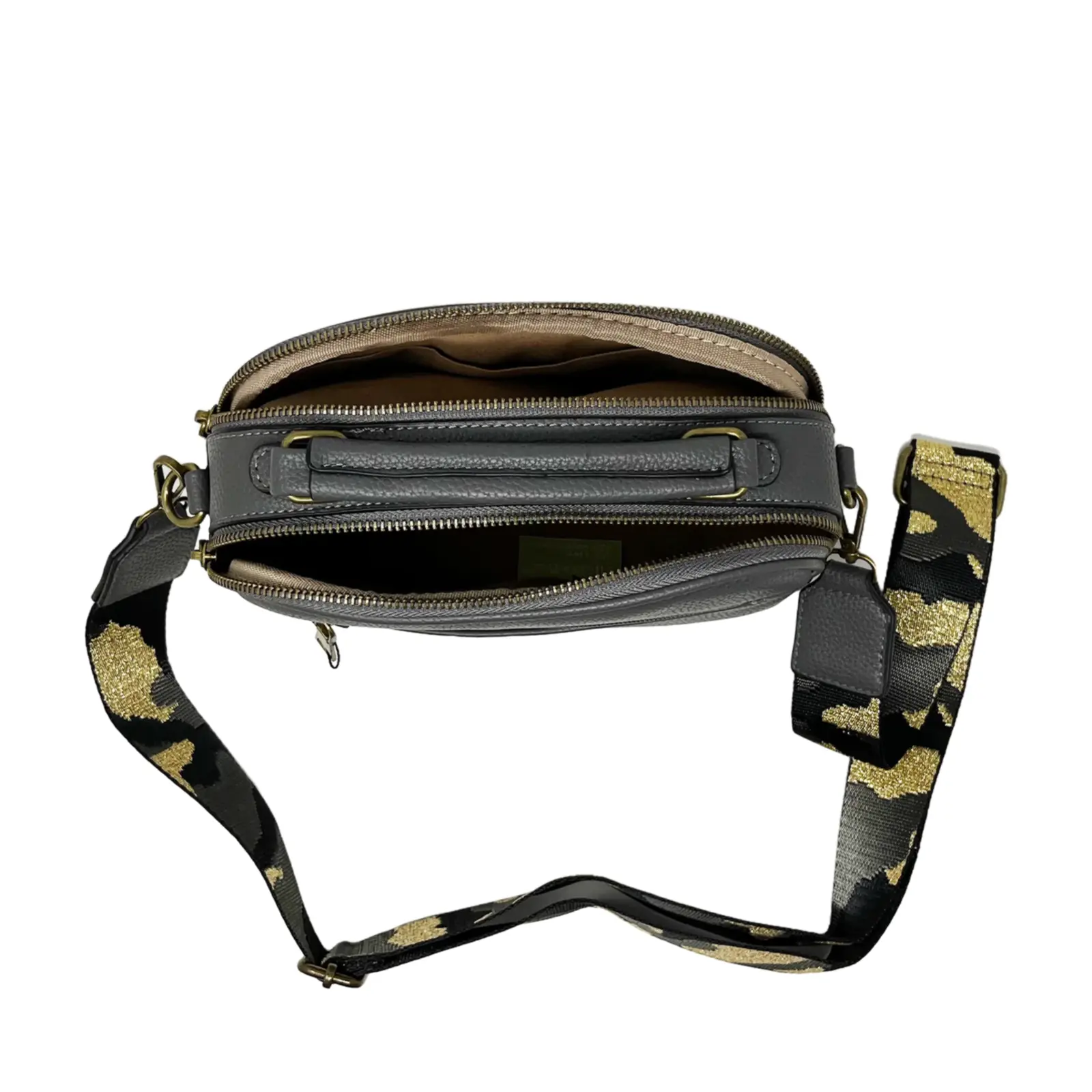 Double Zipper Small Camera Bag with Front Zips - Image 12