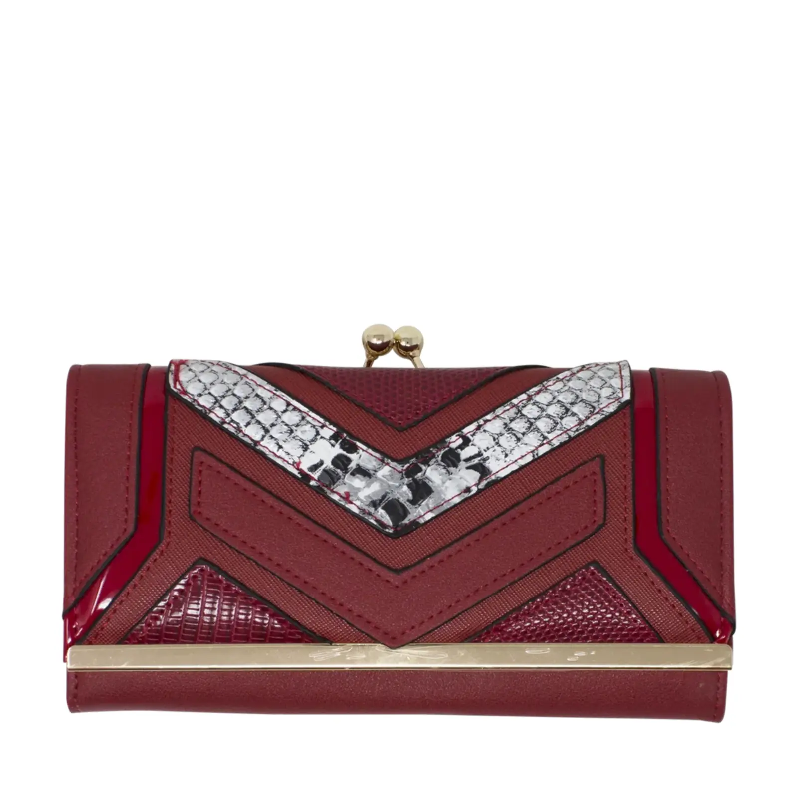 Chevron Symmetric Panel Purse - Image 7